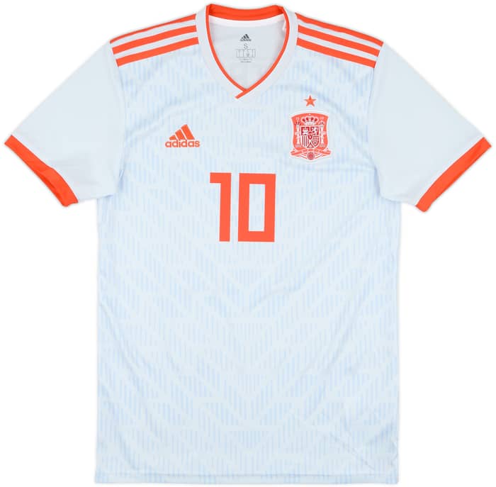 2018-19 Spain Away Shirt Thiago #10 - 10/10 - (S)