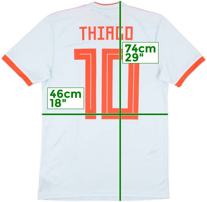 2018-19 Spain Away Shirt Thiago #10 - 10/10 - (S)