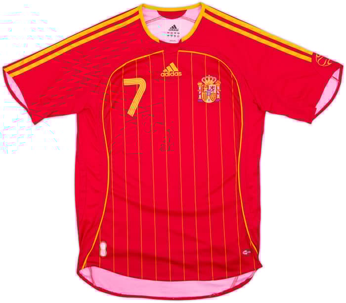 2006-08 Spain Home Shirt Raul #7 - 10/10 - (S)