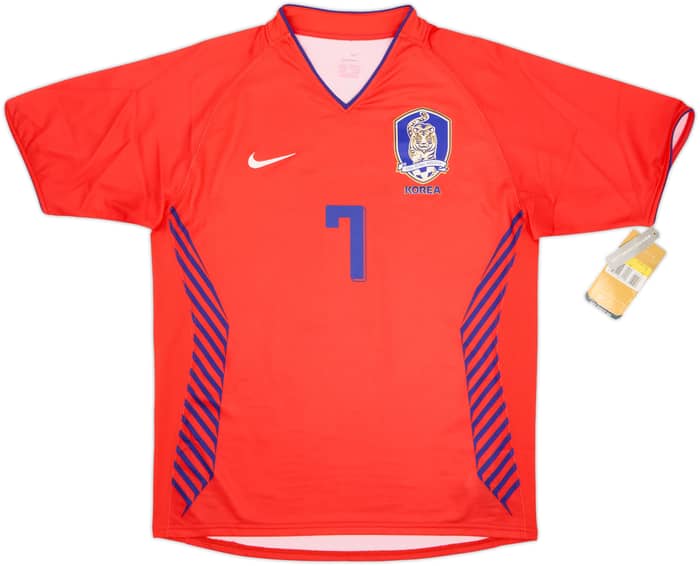 2006-08 South Korea Home Shirt Ji Sung #7 (S)