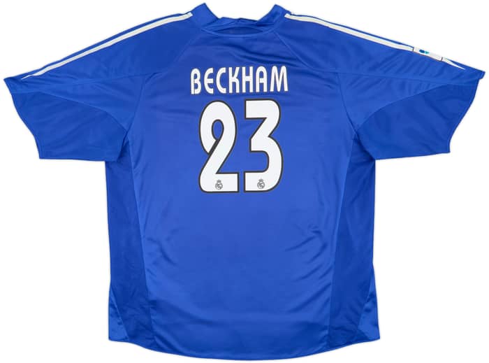 2004-05 Real Madrid Third Shirt Beckham #23 - 8/10 - (XXL)