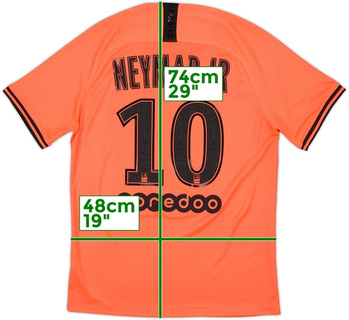 2019-20 Paris Saint-Germain Away Shirt Neymar Jr #10 - 8/10 - (M)