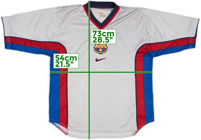 1998-01 Barcelona Match Issue Away Shirt #4