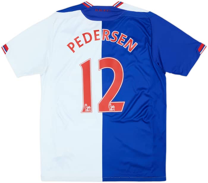 2009-10 Blackburn Home Shirt Pedersen #12 - 7/10 - (M)