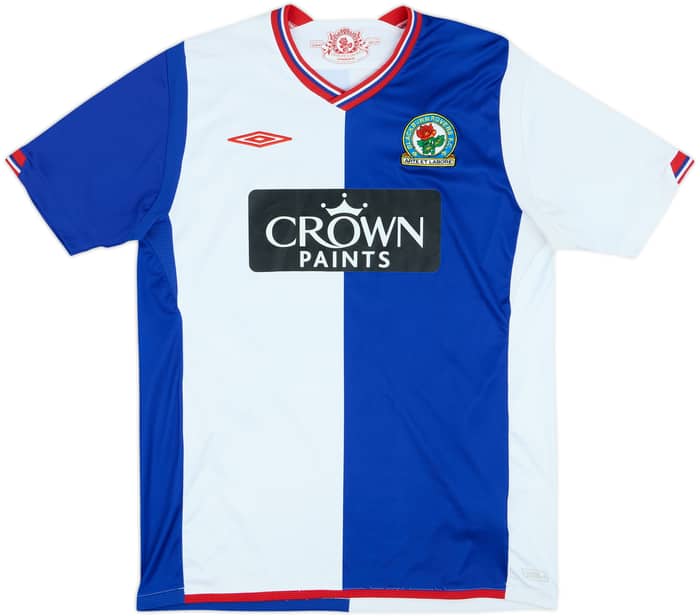 2009-10 Blackburn Home Shirt Pedersen #12 - 7/10 - (M)