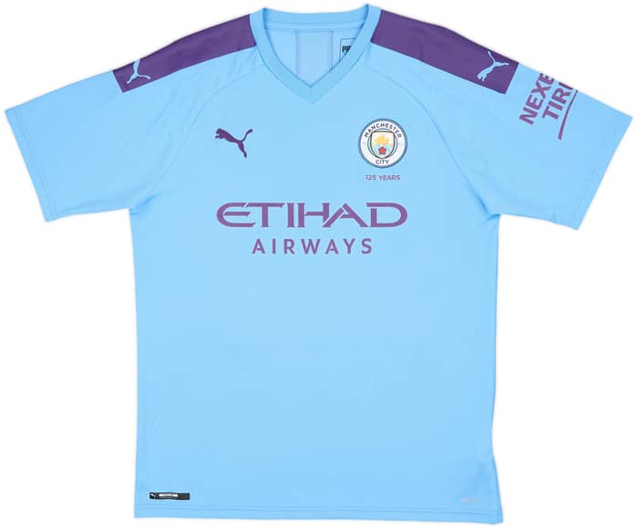 2019-20 Manchester City Home Shirt Foden #47 - 8/10 - (L)