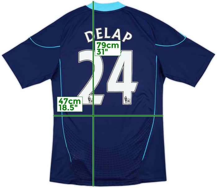 2010-12 Stoke City Away Shirt Delap #24 - 10/10 - (M)