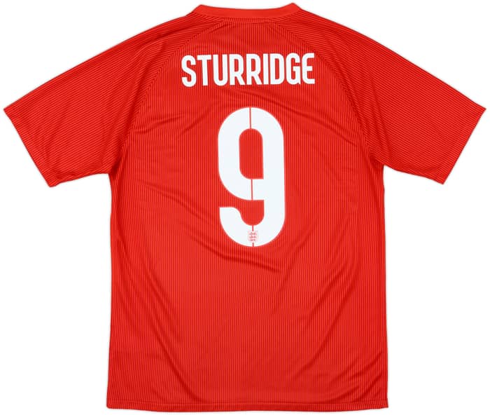 2014-15 England Away Shirt Sturridge #9 - 8/10 - (M)