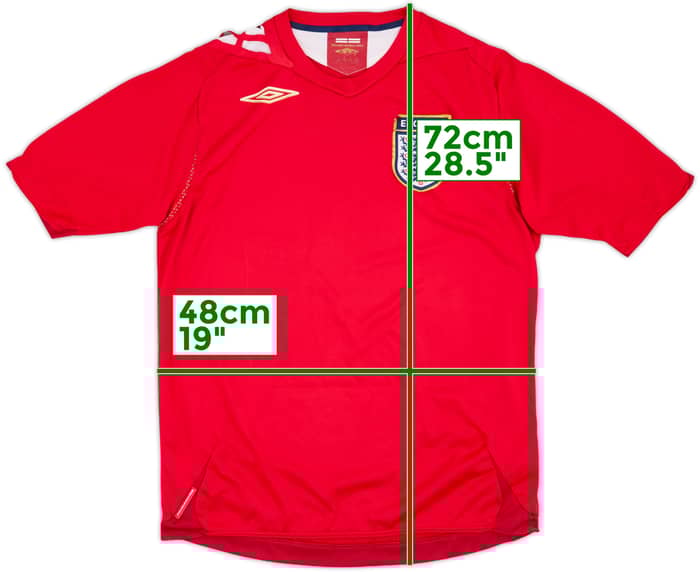 2006-08 England Away Shirt - 5/10 - (M)