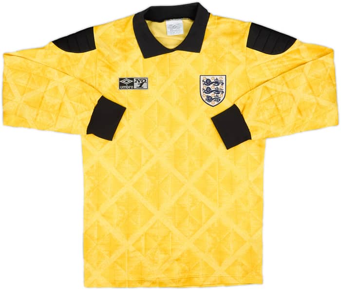 1990-92 England GK Shirt #1 (Shilton) - 8/10 - (S)