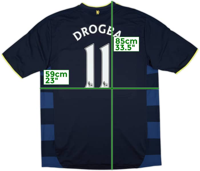 2009-10 Chelsea Away Shirt Drogba #11 - 8/10 - (XL)