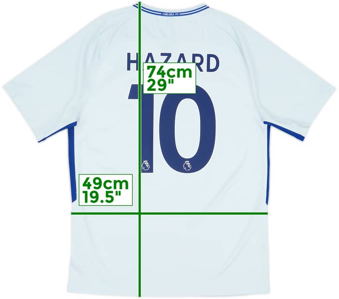 2017-18 Chelsea Away Shirt Hazard #10 - 8/10 - (L)