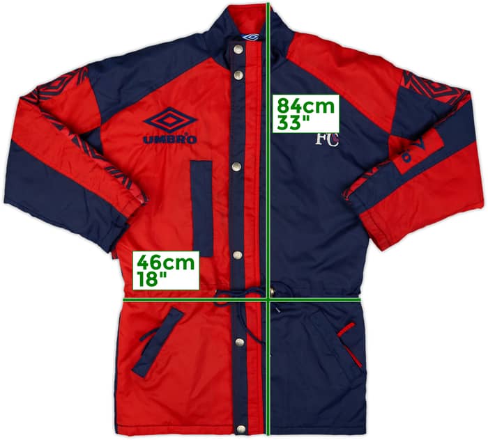 1996-97 Chelsea Umbro Padded Bench Coat - 9/10 - (L.Boys)