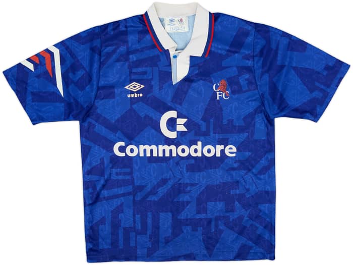 1991-93 Chelsea Home Shirt - 6/10 - (S)