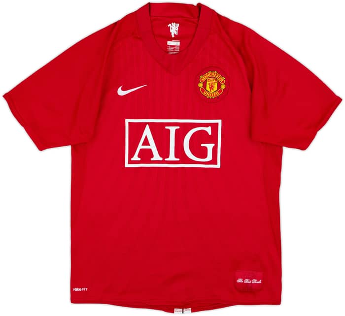 2007-09 Manchester United Home Shirt Ronaldo #7 - 6/10 - (S)
