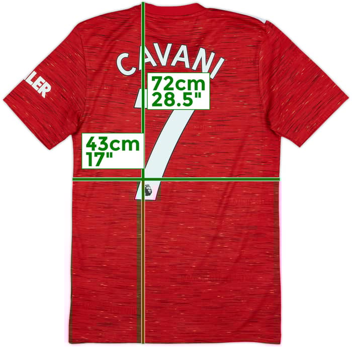 2020-21 Manchester United Home Shirt Cavani #7 - 10/10 - (XS)