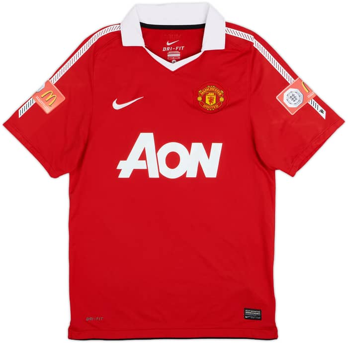 2010-11 Manchester United Home Shirt Chicharito #14 - 8/10 - (S)