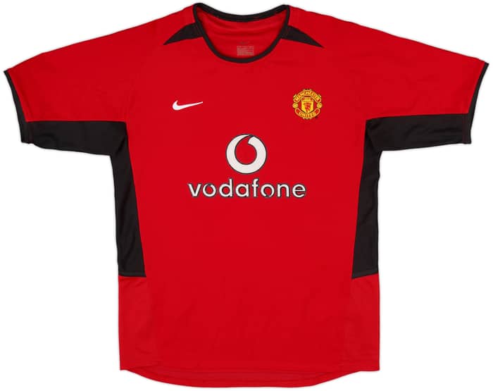 2002-04 Manchester United Home Shirt - 7/10 - (L.Boys)