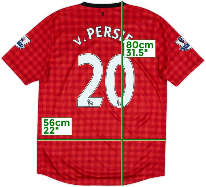 2012-13 Manchester United Home Shirt V.Persie #20 - 6/10 - (L)