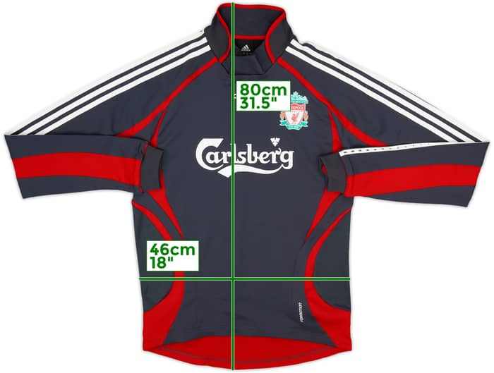 2006-07 Liverpool adidas Drill Top - 7/10 - (S)