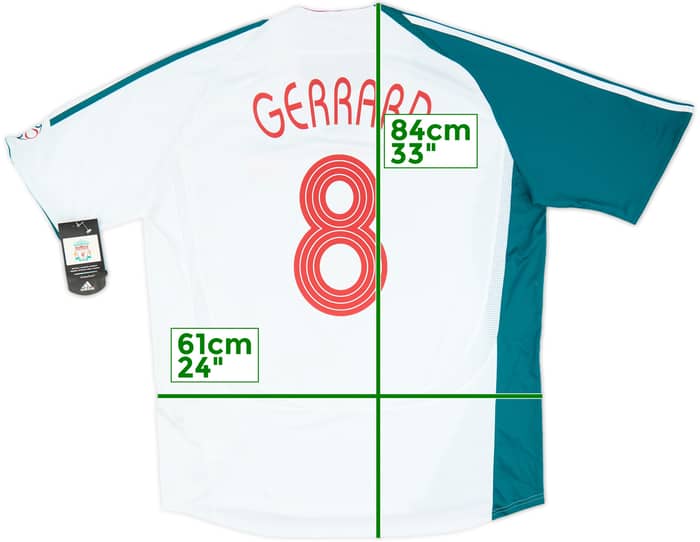 2006-07 Liverpool Third Shirt Gerrard #8 (XL)