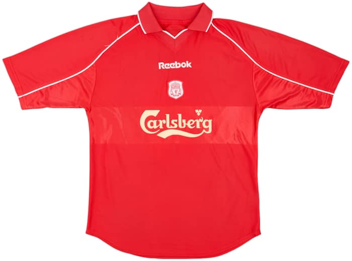 2000-02 Liverpool Home Shirt Gerrard #17 - 6/10 - (M)