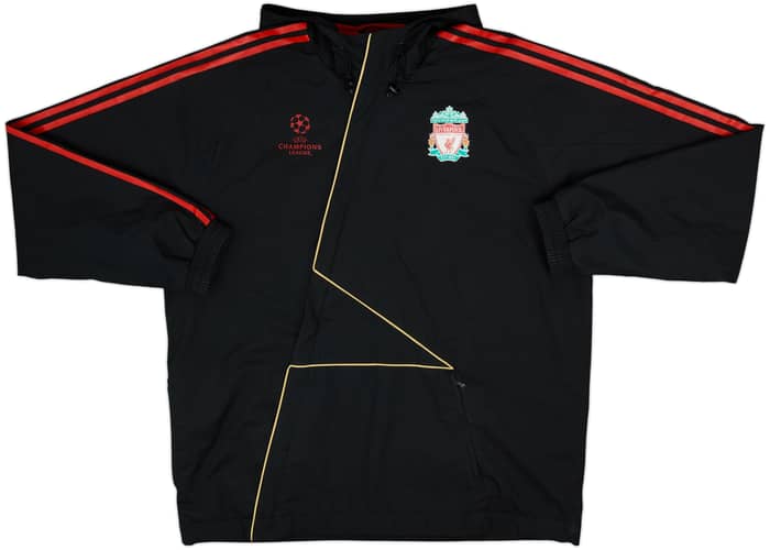2009-10 Liverpool adidas Hooded Track Jacket - 8/10 - (XL)