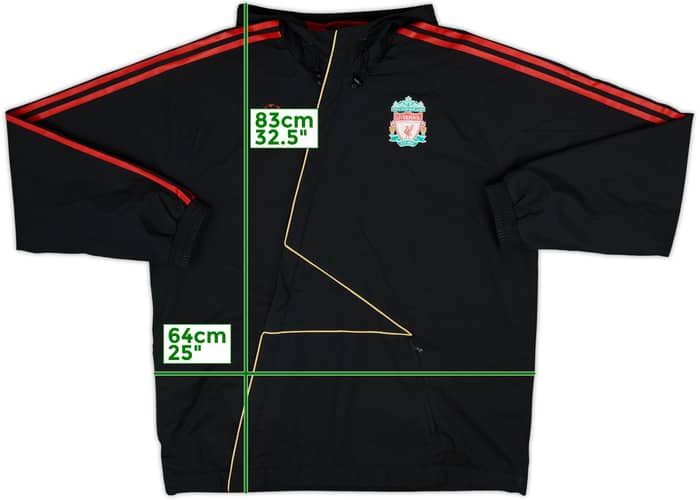 2009-10 Liverpool adidas Hooded Track Jacket - 8/10 - (XL)