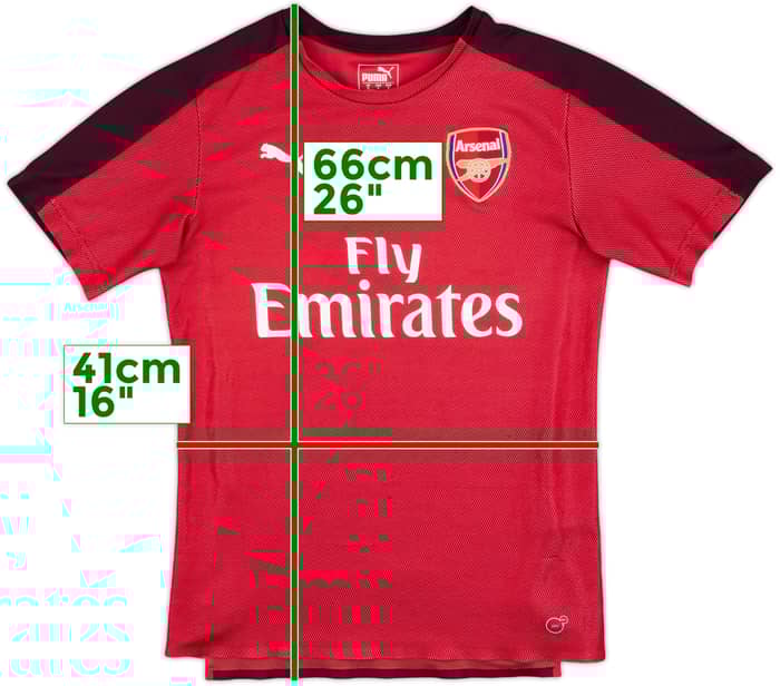 2017-18 Arsenal Puma Training Shirt - 8/10 - (S)