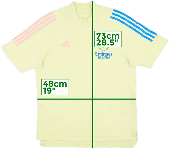 2020-21 Arsenal adidas Cotton Tee - 7/10 - (M)