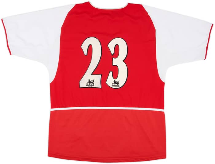 2002-04 Arsenal Home Shirt #23 - 6/10 - (L)
