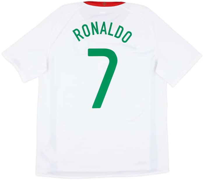 2008-10 Portugal Away Shirt Ronaldo #7 - 8/10 - (L)