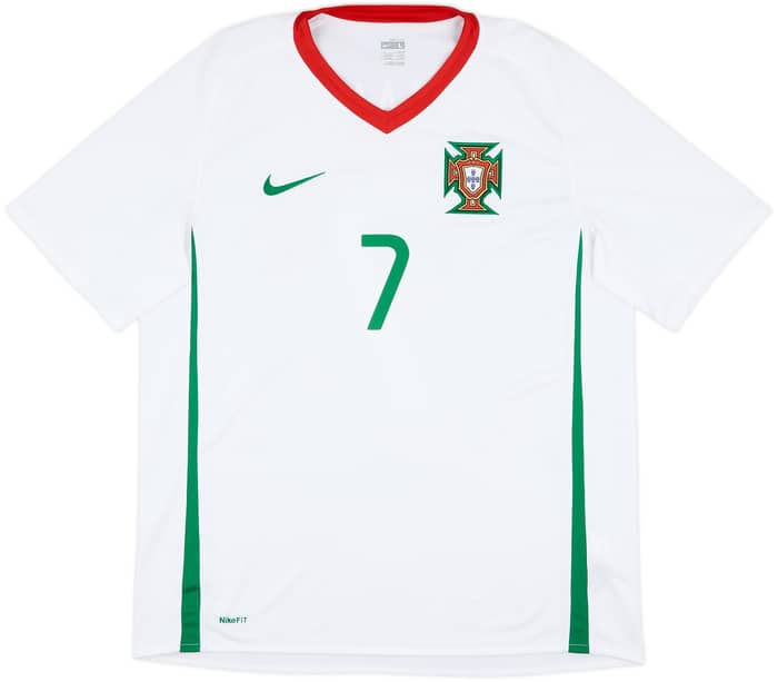2008-10 Portugal Away Shirt Ronaldo #7 - 8/10 - (L)