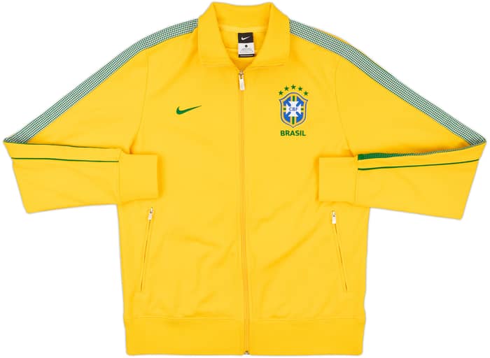 2014-15 Brazil Nike Track Jacket - 8/10 - (L)