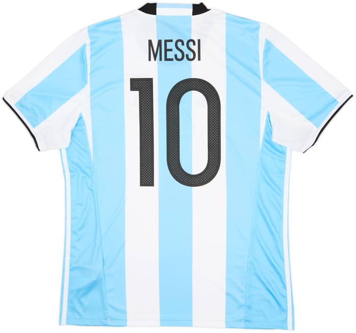 2016-17 Argentina Home Shirt Messi #10 (L)
