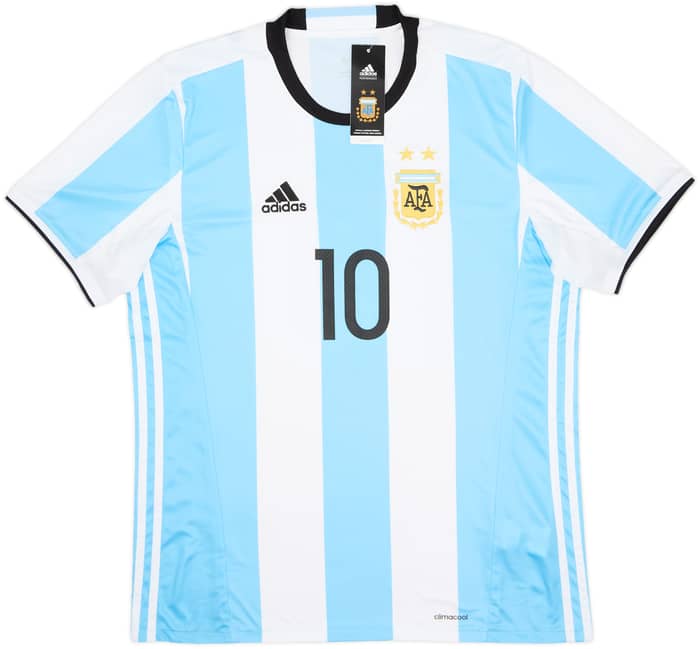 2016-17 Argentina Home Shirt Messi #10 (L)