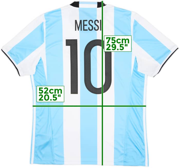 2016-17 Argentina Home Shirt Messi #10 (L)
