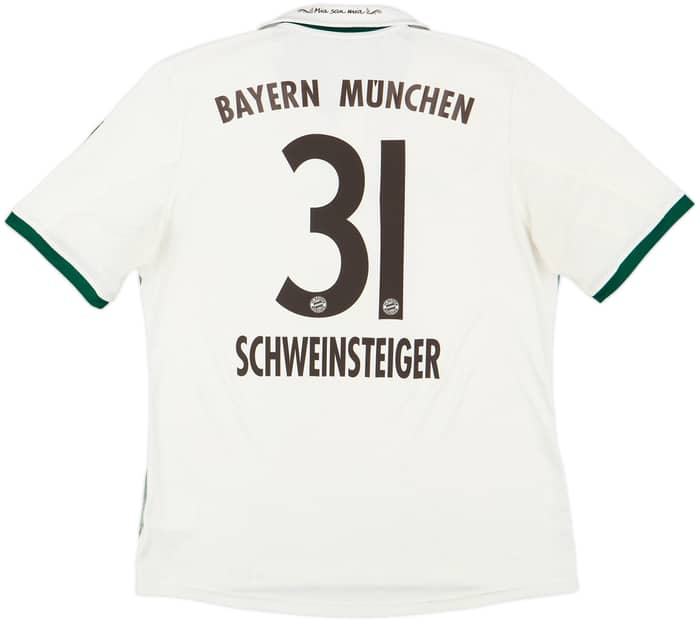2013-14 Bayern Munich Away Shirt Schweinsteiger #31 - 6/10 - (L)
