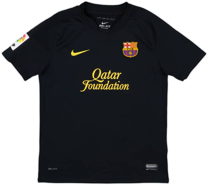 2011-12 Barcelona Away Shirt - 9/10 - (M.Boys)