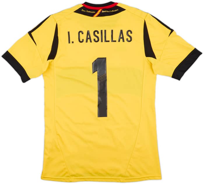 2012-13 Spain GK S/S Shirt I. Casillas #1 - 9/10 - (S)