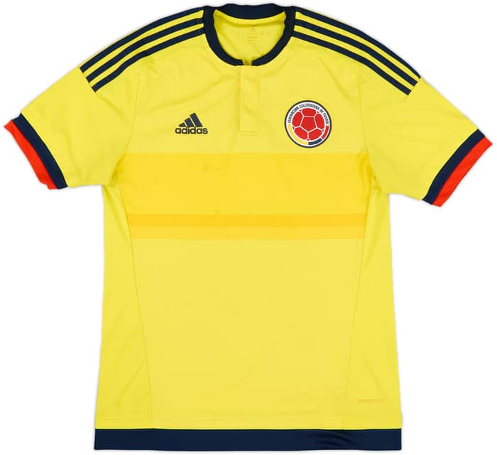 2015 Colombia Copa America Home Shirt - 7/10 - (S)
