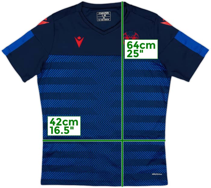 2020-21 Levante Macron Training Shirt - 10/10 - (L.Boys)