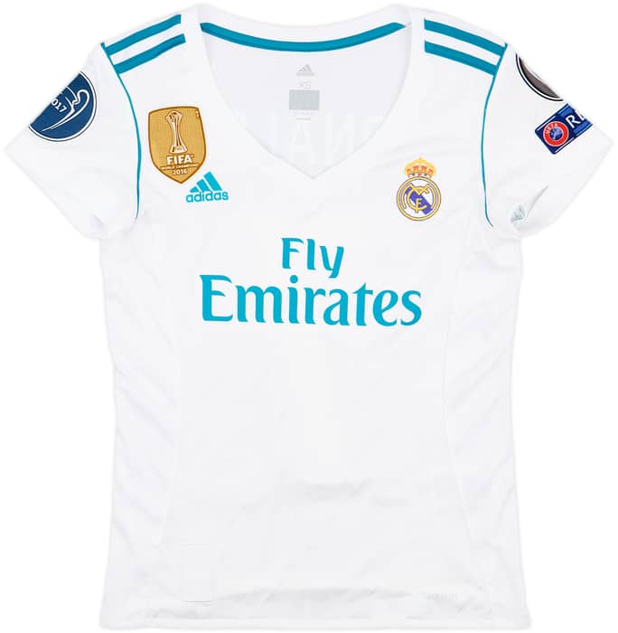 2017-18 Real Madrid Home Shirt Ronaldo #7 - 9/10 - (Women's XS)