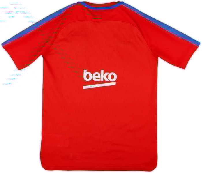 2017-18 Barcelona Nike Training Shirt - 9/10 - (L.Boys)