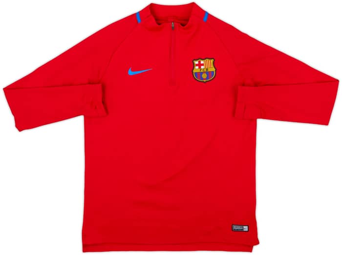 2017-18 Barcelona Nike 1/4 Zip Training Top - 6/10 - (M)