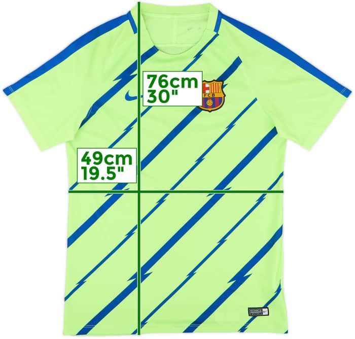 2017-18 Barcelona Nike Training Shirt - 6/10 - (M)