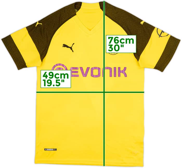 2018-19 Borussia Dortmund Home Shirt - 7/10 - (M)
