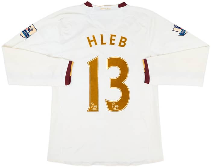 2007-08 Arsenal Player Issue Away L/S Shirt Hleb #13 - 7/10 - (L)