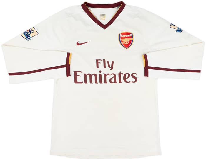 2007-08 Arsenal Player Issue Away L/S Shirt Hleb #13 - 7/10 - (L)
