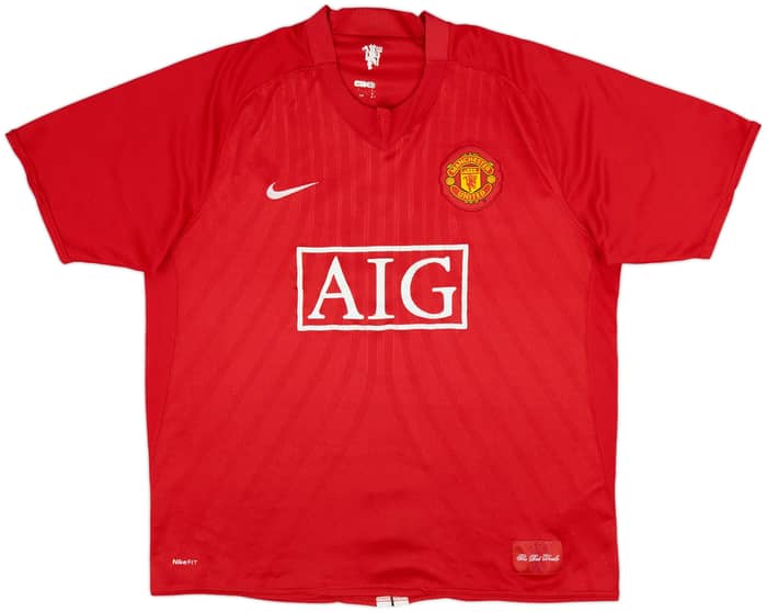 2007-09 Manchester United Home Shirt Ronaldo #7 - 6/10 - (XL)